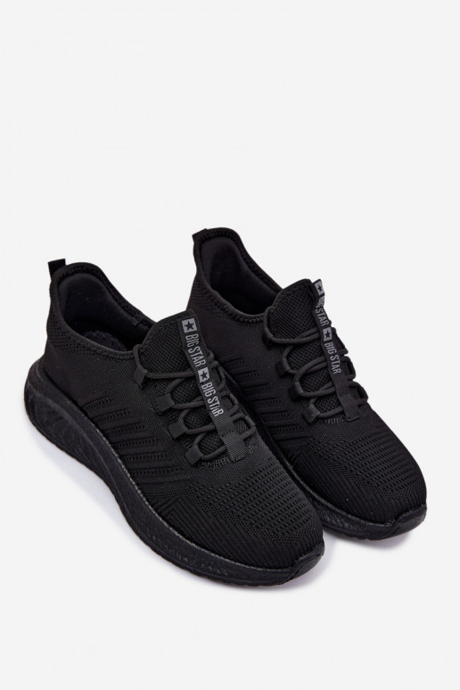 Czarne męskie buty sportowe Big Star UU174003