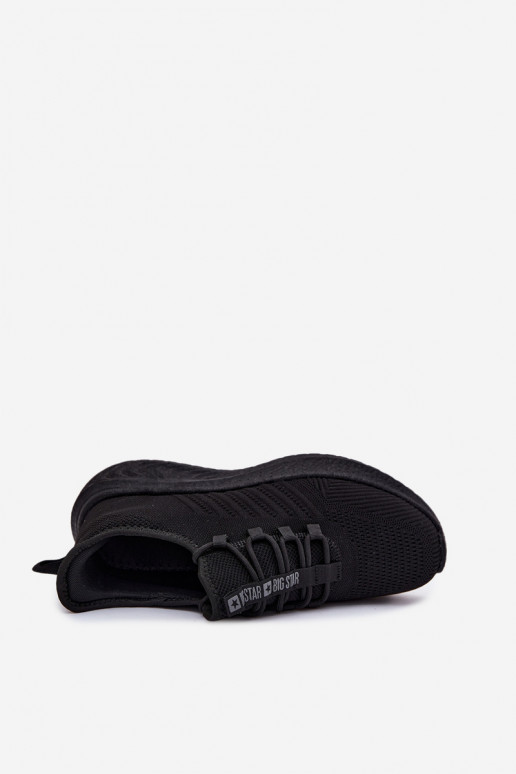 Czarne męskie buty sportowe Big Star UU174003