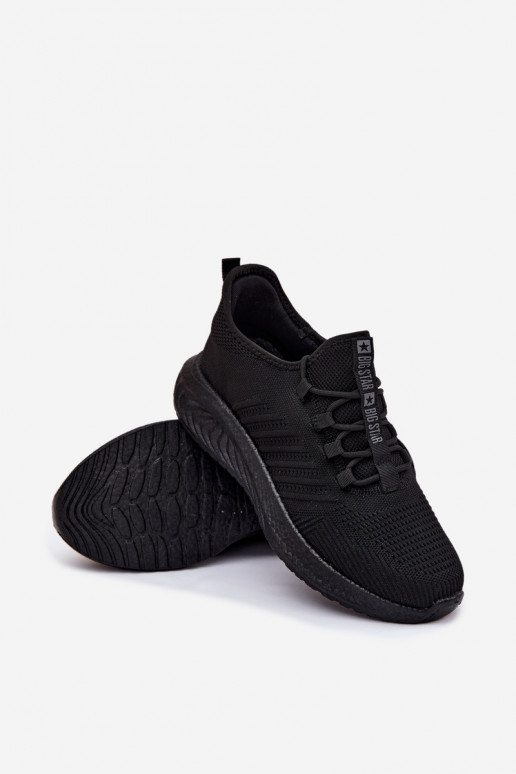 Czarne męskie buty sportowe Big Star UU174003