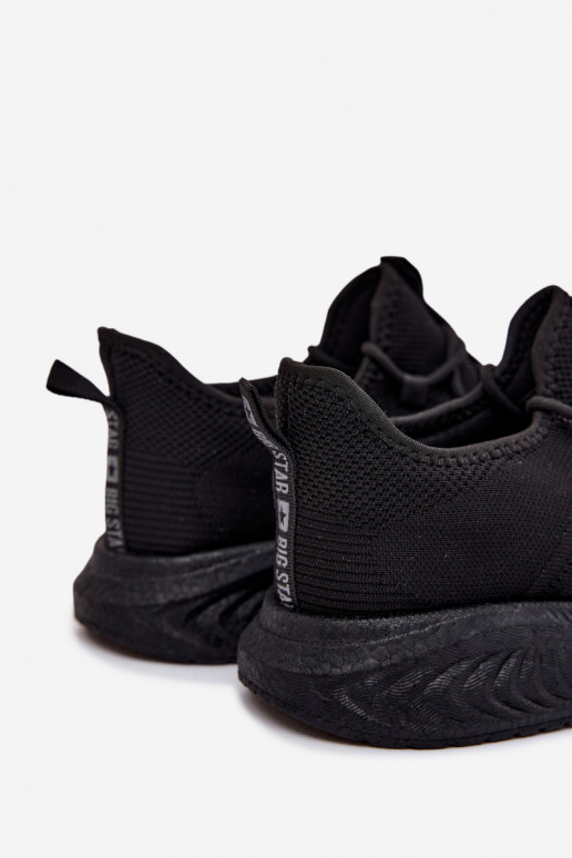Czarne męskie buty sportowe Big Star UU174003