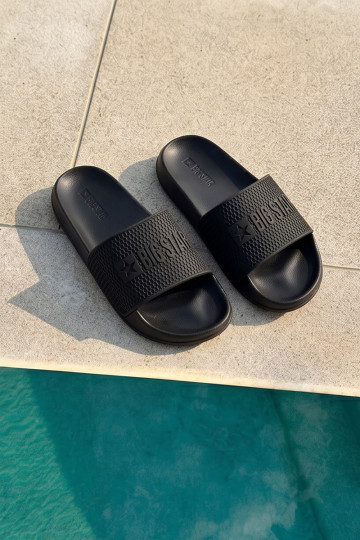 Men's Slippers On Foam Sole Big Star SS174356 Black