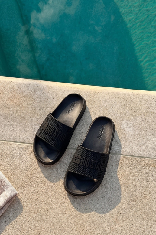 Men's Slippers On Foam Sole Big Star SS174356 Black