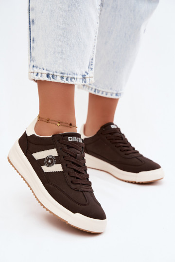 Sport shoes for women Big Star UU274024 in chocolate color 2