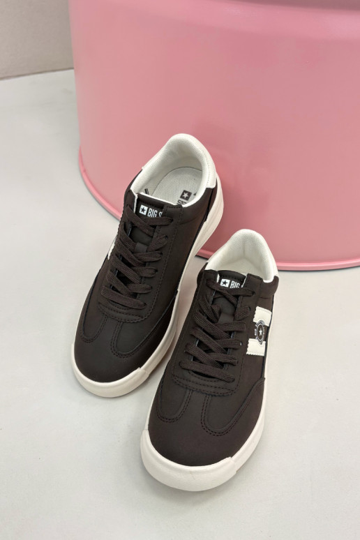 Buty sportowe dla kobiet Big Star UU274024 w kolorze czekoladowym