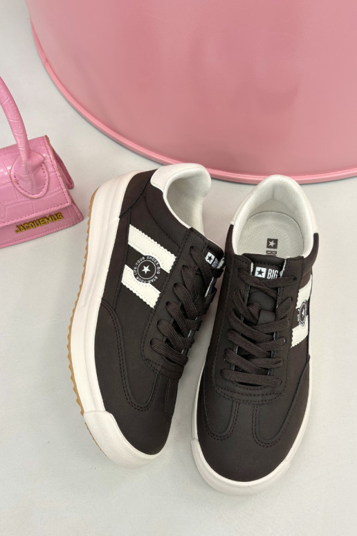 Buty sportowe dla kobiet Big Star UU274024 w kolorze czekoladowym