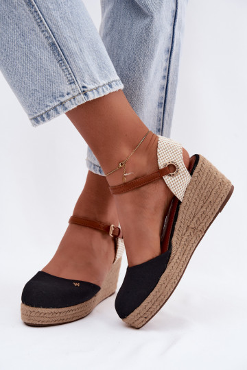 Black espadrilles with platform 2