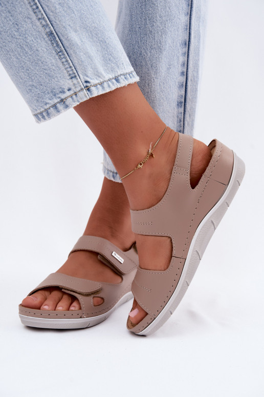 Brown women's sandals Inblu