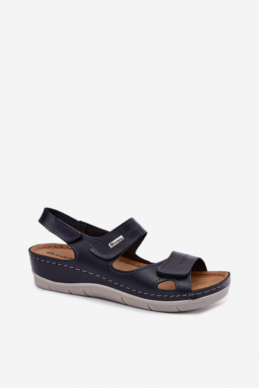 Dark blue women's sandals Inblu