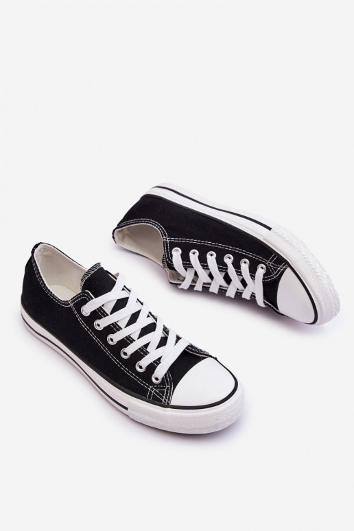 Classic low women's sneakers in black Vegas