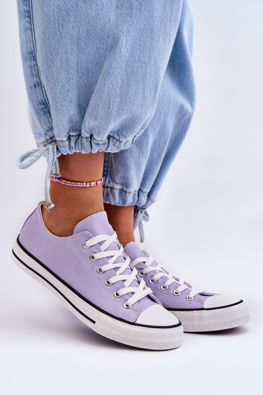 Classic low women's sneakers in purple Vegas