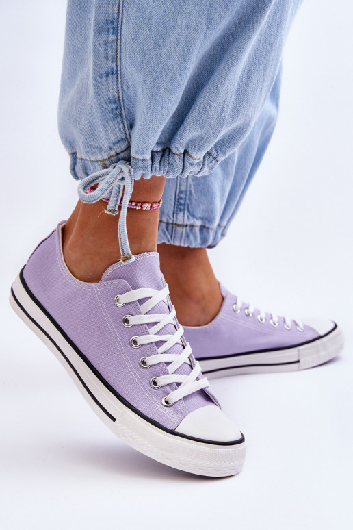 Classic low women's sneakers in purple Vegas