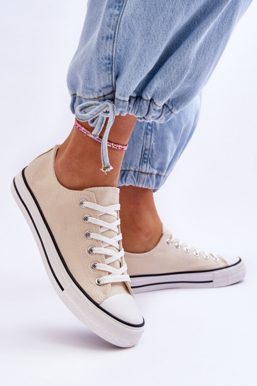 Classic low women's sneakers in ivory Vegas