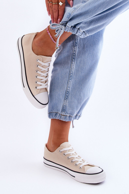 Classic low women's sneakers in ivory Vegas