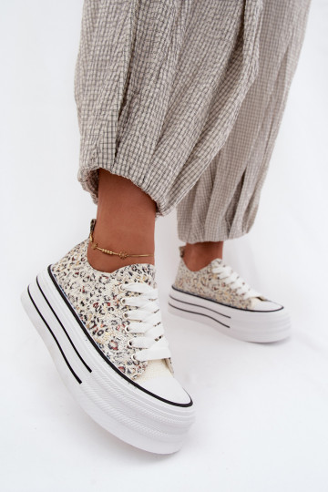 Women's Patterned Sneakers On Chunky Platform Multicolor Stilla 2