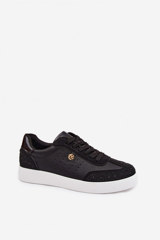 Women's Sneakers with Embellishment Black Soothe