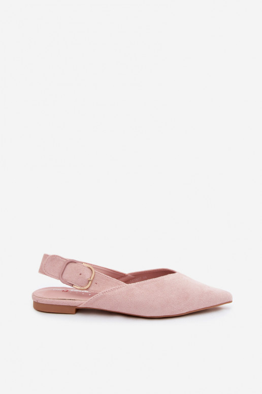 Pink ballet flats with buckles Tanelia