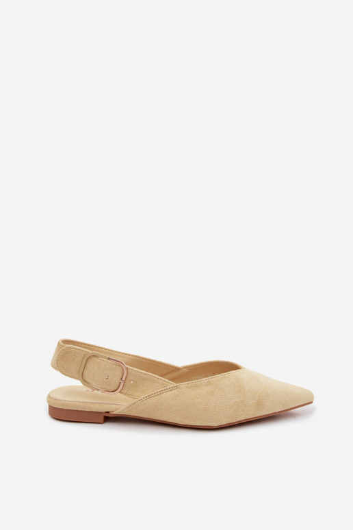Yellow ballet flats with buckles Tanelia