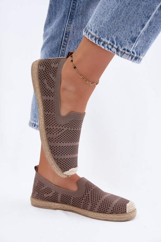 Lace-up khaki espadrilles Candessa