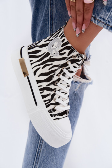 Casual shoes with platform Zebra Meloria