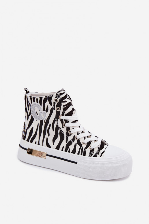 Casual shoes with platform Zebra Meloria