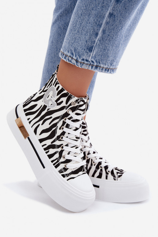 Casual shoes with platform Zebra Meloria