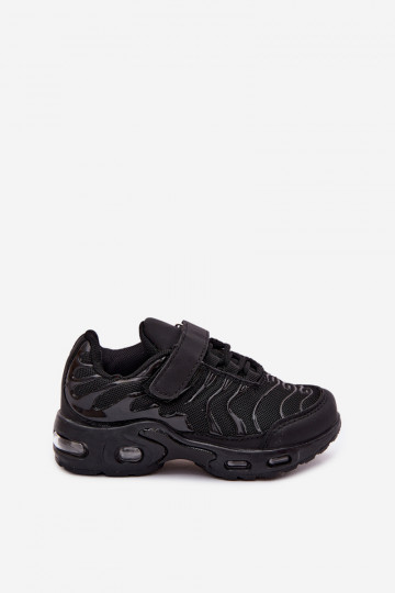 Dziecięce sportowe buty z rzepami w kolorze czarnym Rider 2