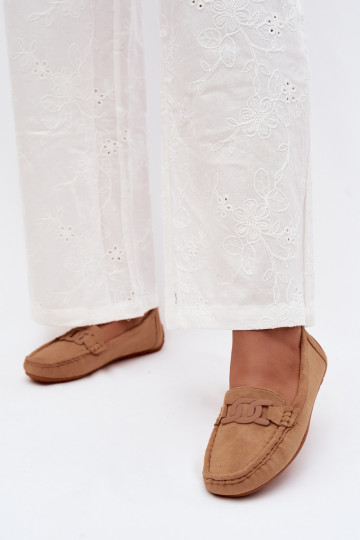 Women's rich suede loafers brown Rabell