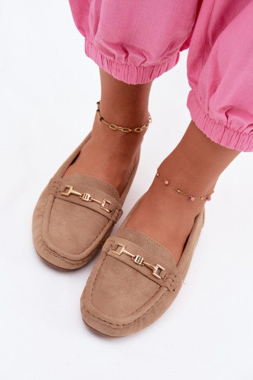 Classic suede loafers khaki Corinell