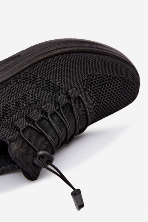 Męskie sneakersy czarne Rubens