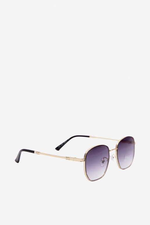 Sunglasses with UV 400 filter black and gold color
