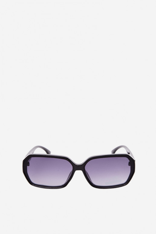 Damskie okulary przeciwsłoneczne z filtrem UV w kolorze czarnym