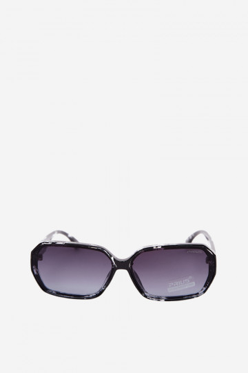 Women's sunglasses with UV filter black color with marble effect