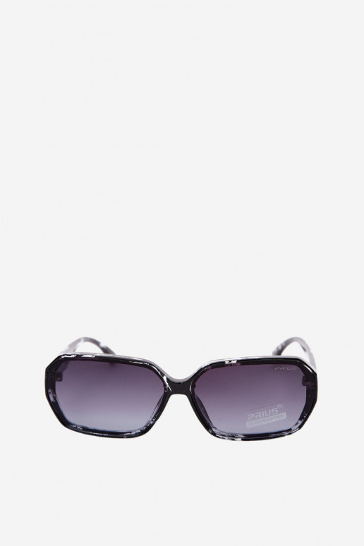 Women's sunglasses with UV filter black color with marble effect