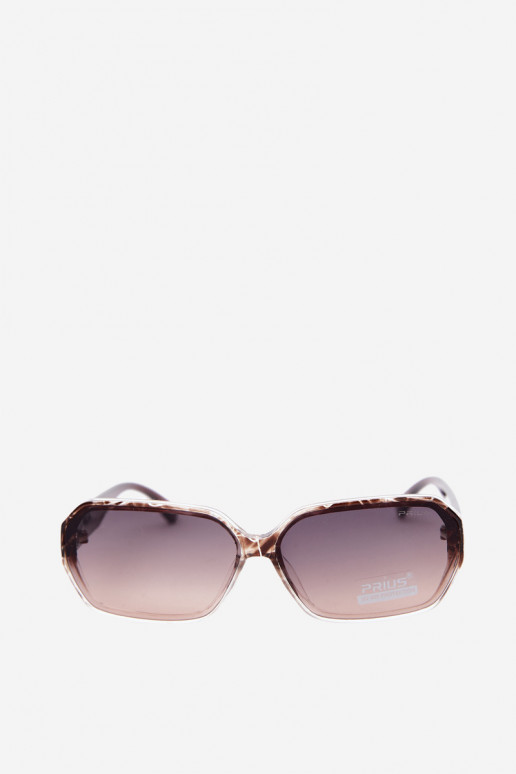 Women's sunglasses with UV filter brown color