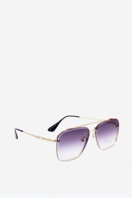 Saulės akiniai su UV 400 filtru violetiniai