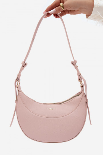 Small handbag in faux leather pink Miri