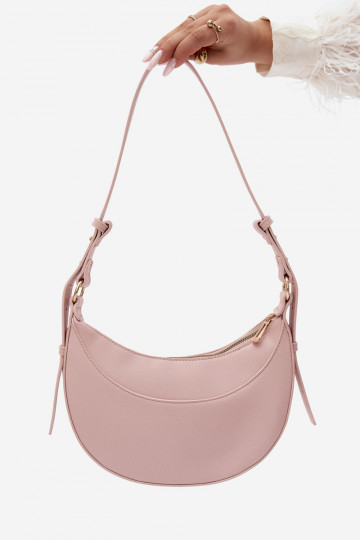 Small handbag in faux leather pink Miri 2