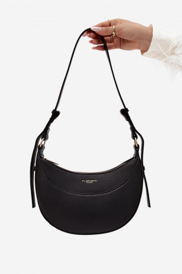 Small handbag in faux leather black Miri