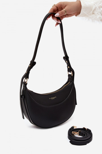 Small handbag in faux leather black Miri 2