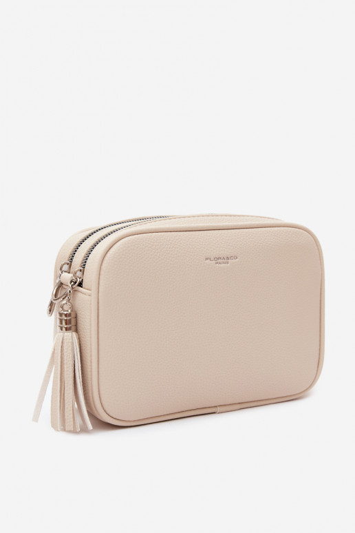 Messenger bag in bright sand faux leather Daily