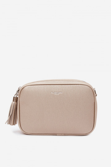 Messenger bag in gold faux leather Daily