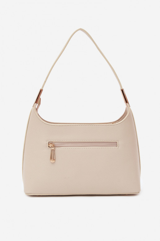 Handbag with faux leather in bright sand Gretta
