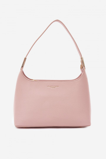 Handbag with faux leather in pink Gretta