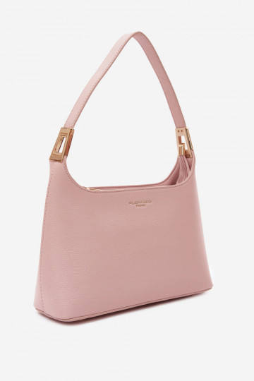 Handbag with faux leather in pink Gretta 2