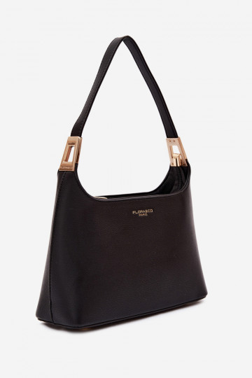Handbag with faux leather in black Gretta 2