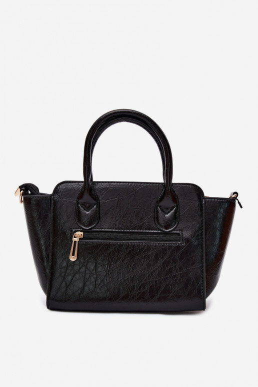 Type bag with faux leather in black Odelia