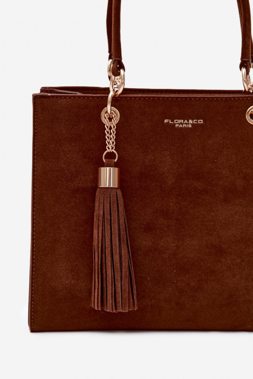 Kott in faux suede chocolate Ottilie