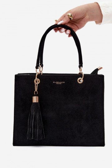 Kott in faux suede black Ottilie