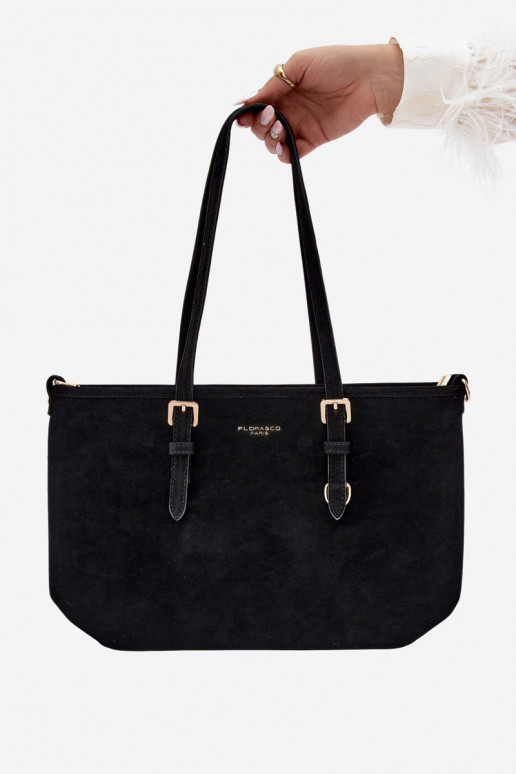 Kott in faux suede black Araminta