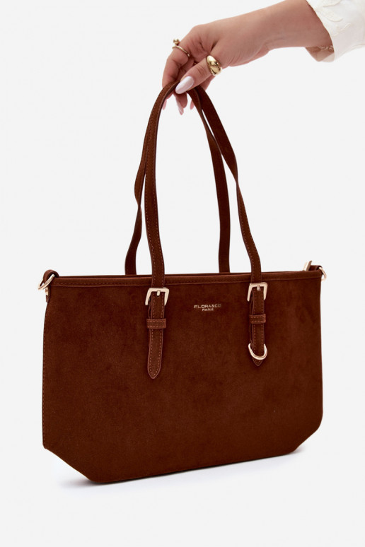 Kott in faux suede brown Araminta